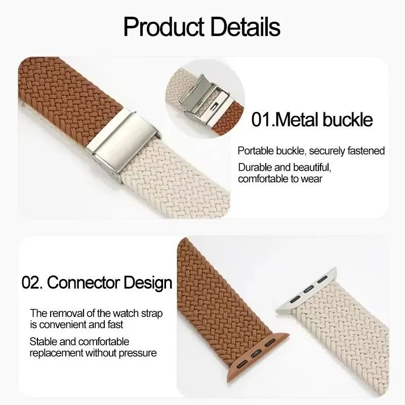 Braided Strap for Apple Watch Bands
