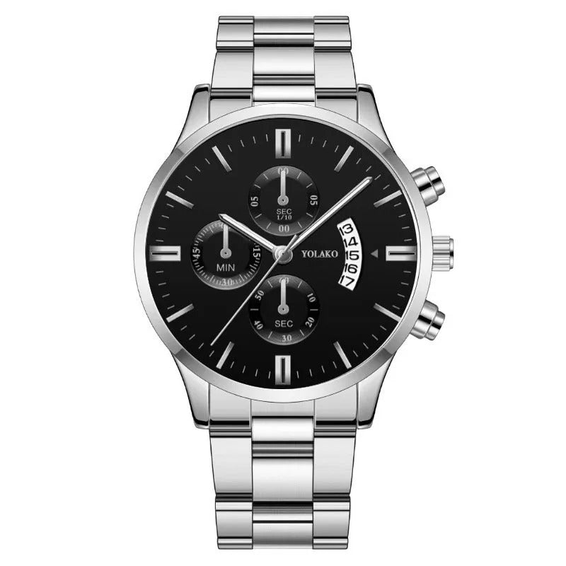 Luxury Men Stainless Steel  Wristwatch