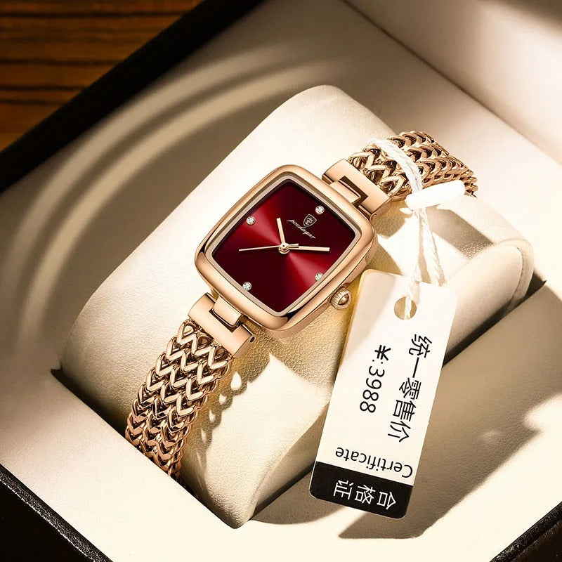 Square Ladies Watch Small Dial