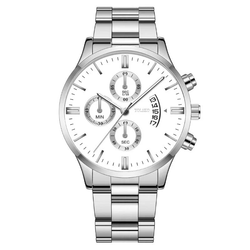 Luxury Men Stainless Steel  Wristwatch