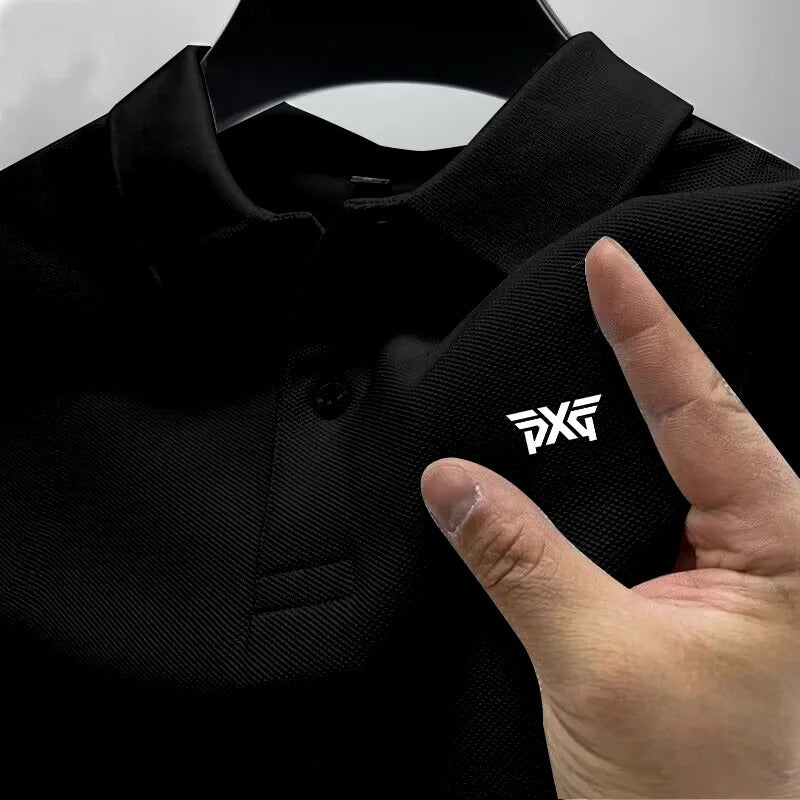 Men's T-shirt Classic Short sleeved Polo Shirt