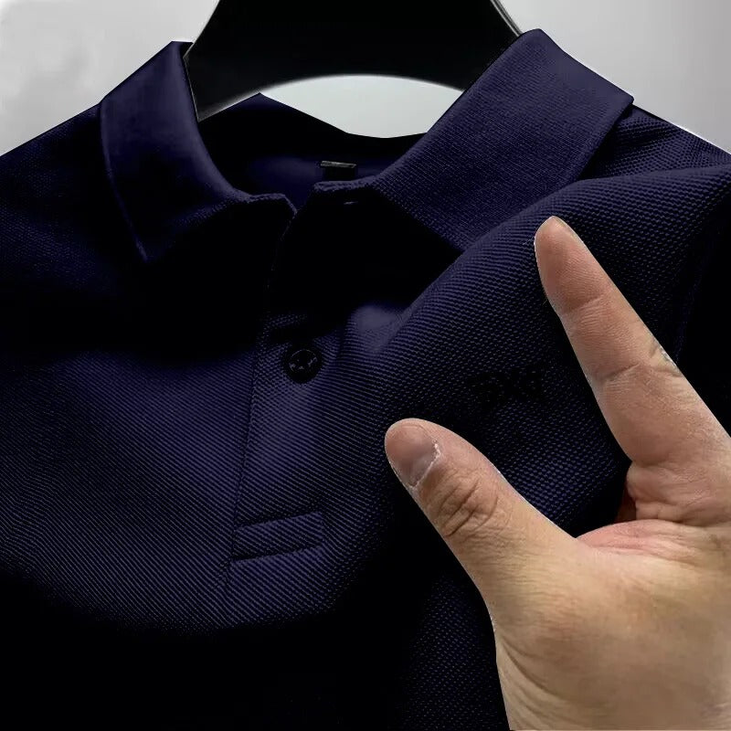 Men's T-shirt Classic Short sleeved Polo Shirt