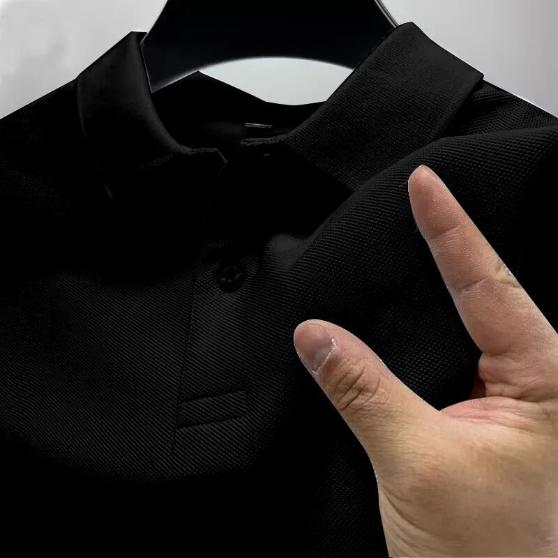 Men's T-shirt Classic Short sleeved Polo Shirt