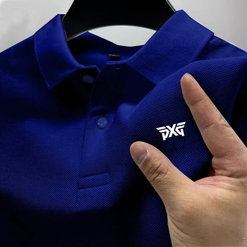 Men's T-shirt Classic Short sleeved Polo Shirt