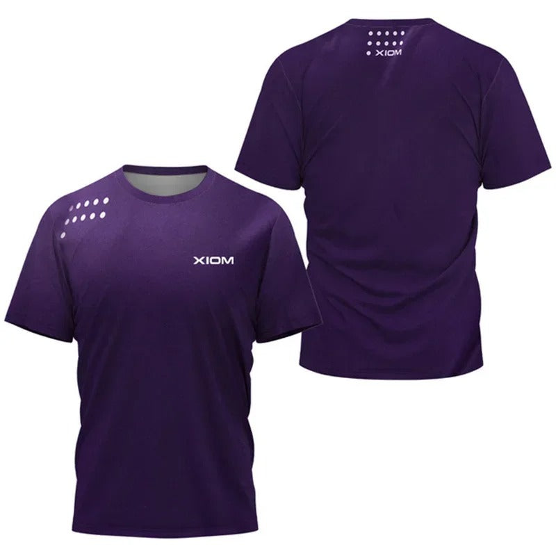 Men's table tennis T-shirt Gradient 3D printed pattern