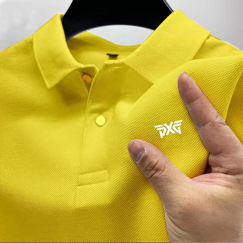 Men's T-shirt Classic Short sleeved Polo Shirt