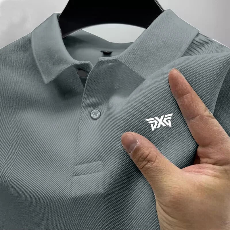 Men's T-shirt Classic Short sleeved Polo Shirt