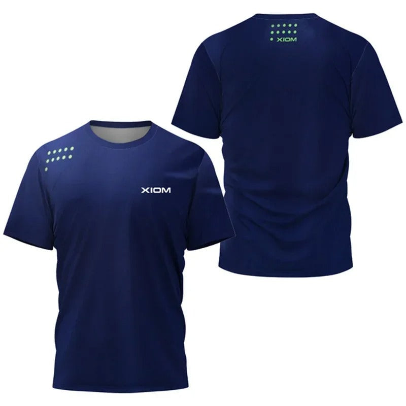 Men's table tennis T-shirt Gradient 3D printed pattern