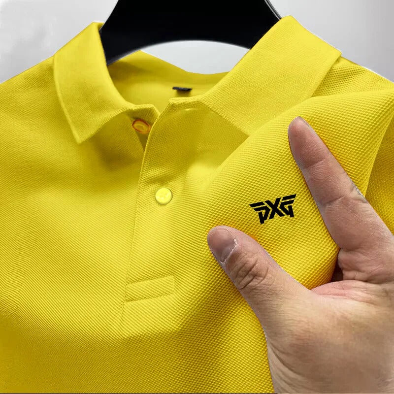 Men's T-shirt Classic Short sleeved Polo Shirt