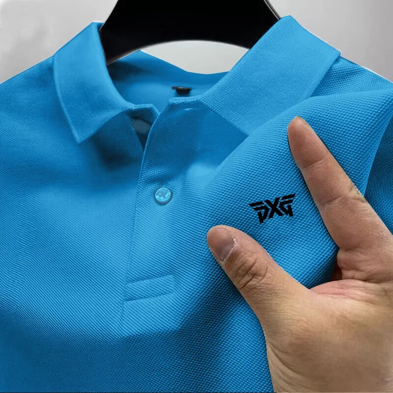 Men's T-shirt Classic Short sleeved Polo Shirt
