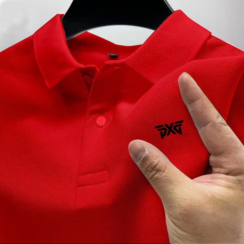 Men's T-shirt Classic Short sleeved Polo Shirt