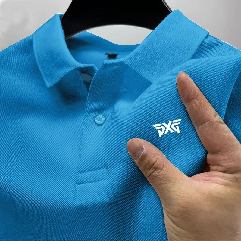Men's T-shirt Classic Short sleeved Polo Shirt