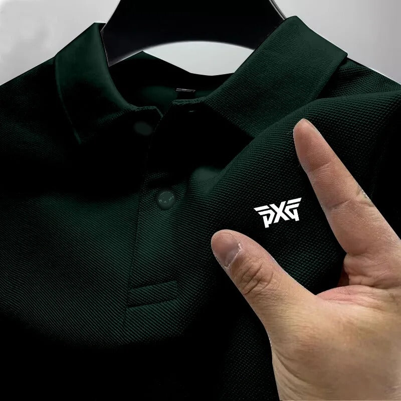 Men's T-shirt Classic Short sleeved Polo Shirt