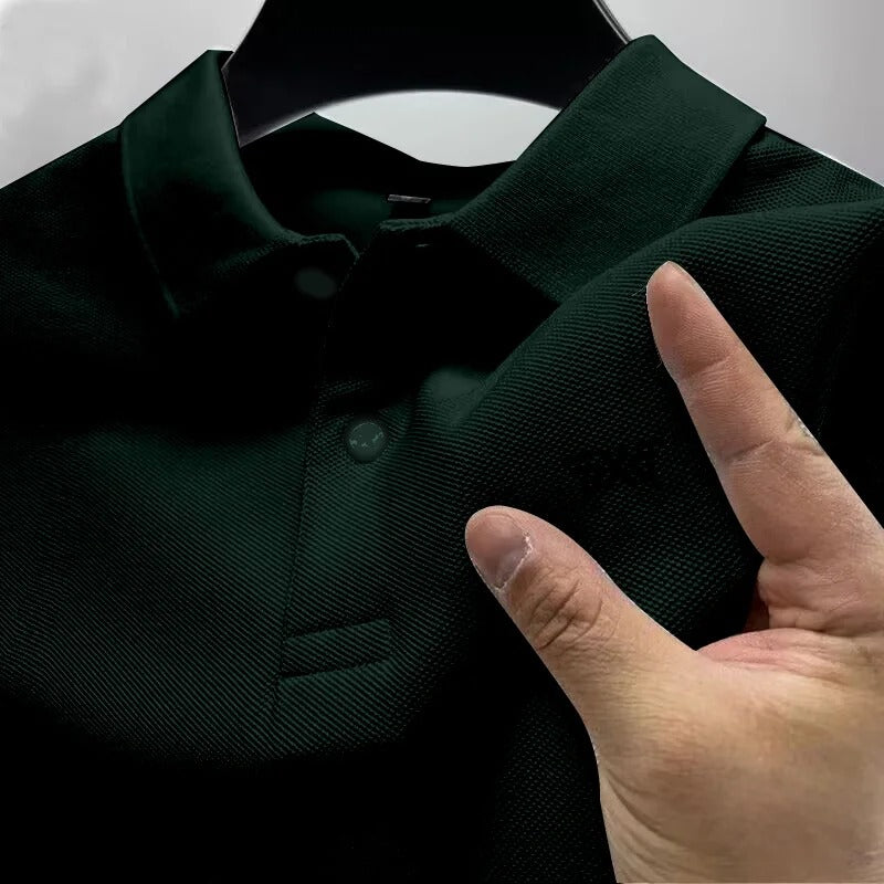 Men's T-shirt Classic Short sleeved Polo Shirt