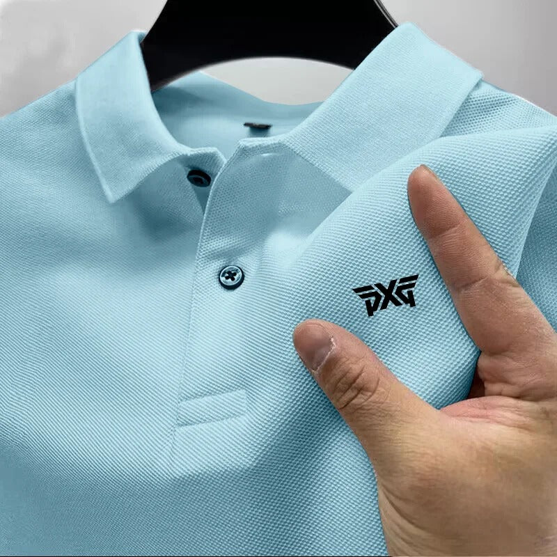 Men's T-shirt Classic Short sleeved Polo Shirt