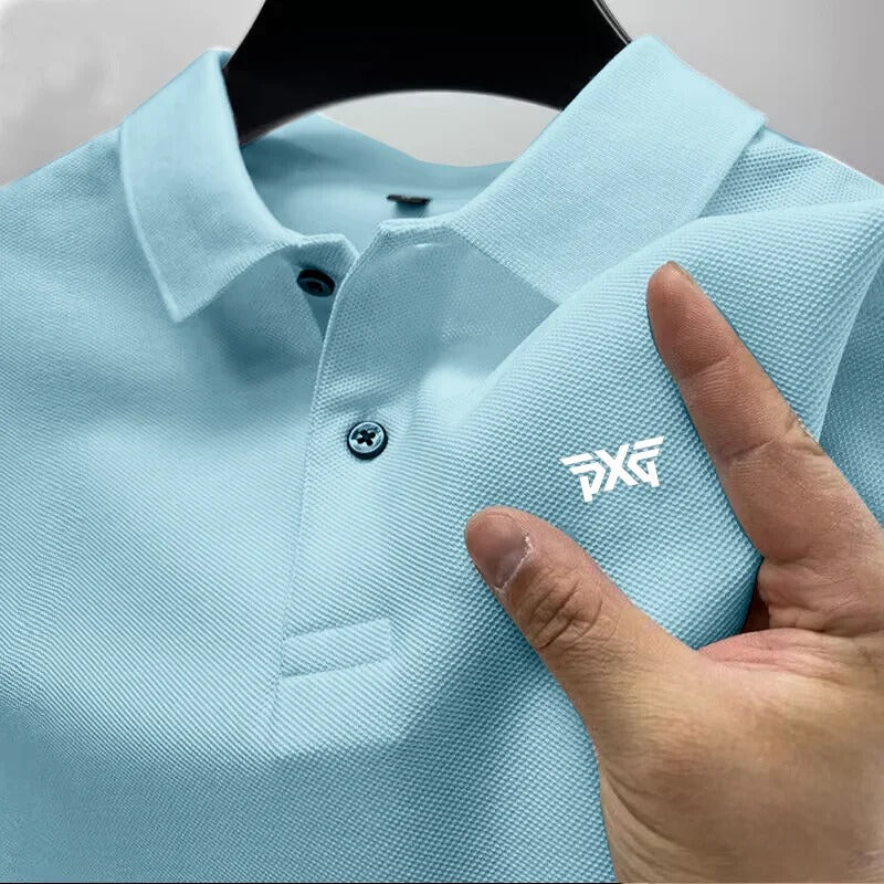 Men's T-shirt Classic Short sleeved Polo Shirt