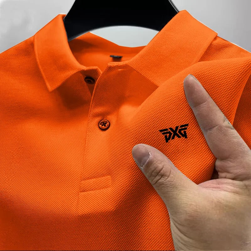 Men's T-shirt Classic Short sleeved Polo Shirt