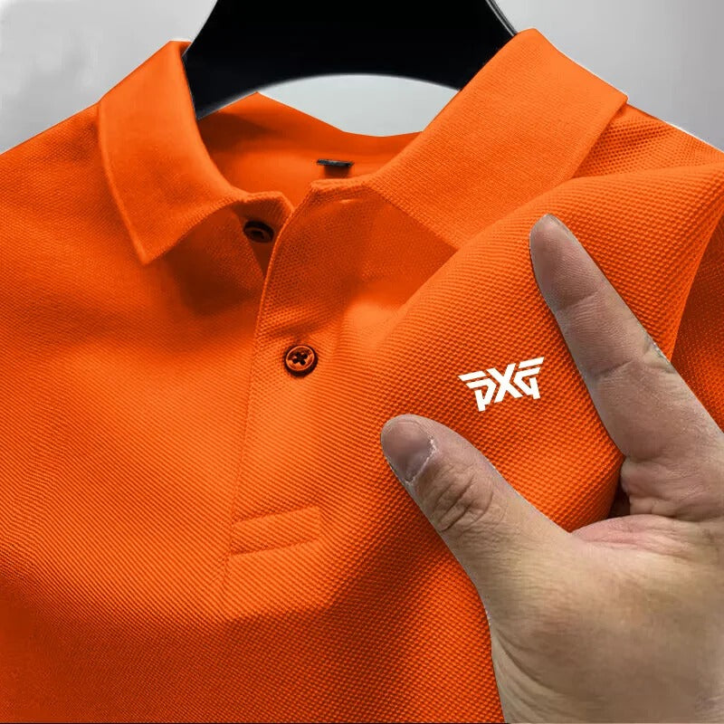 Men's T-shirt Classic Short sleeved Polo Shirt
