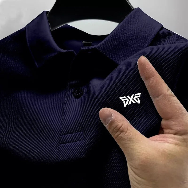 Men's T-shirt Classic Short sleeved Polo Shirt