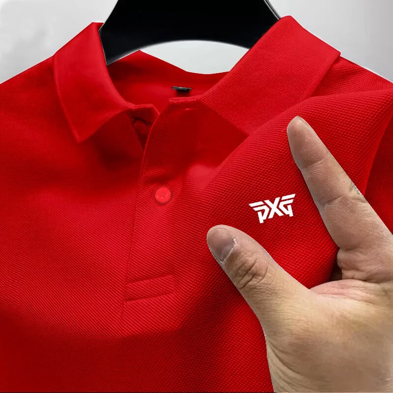 Men's T-shirt Classic Short sleeved Polo Shirt