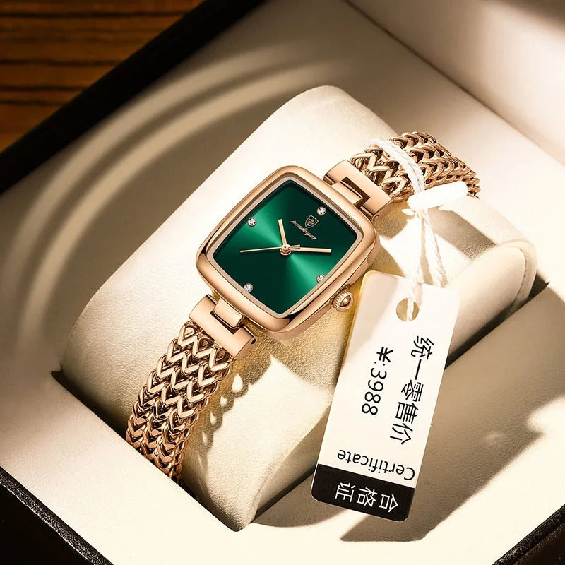 Square Ladies Watch Small Dial
