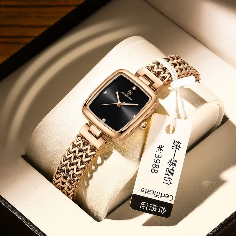 Square Ladies Watch Small Dial